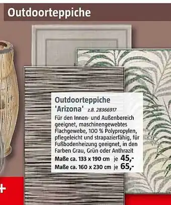 Bauhaus Outdoorteppiche „arizona“ Angebot