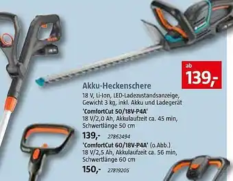 Bauhaus Gardena Akku-heckenschere Angebot