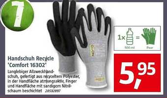 Bauhaus Handschuh Recycle „comfort 16302“ Angebot