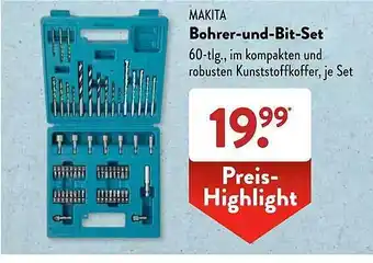 Aldi Süd Makita Bohrer-und-bit-set Angebot