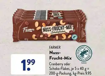 Aldi Süd Farmer Nuss-frucht-mix Angebot