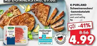 Kaufland K-purland Schweinenacken Oder -kammkotelett Angebot