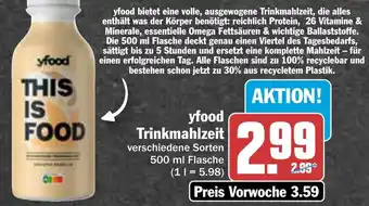 Hit yfood Trinkmahlzeit 500 ml Flasche Angebot