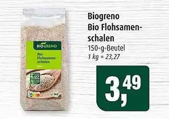 Markant Biogreno Bio Flohsamen Schalen Angebot