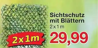 Jawoll Sichtschutz Mit Blättern Angebot