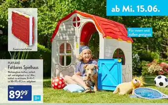 Aldi Nord Playland Faltbares Spielhaus Angebot