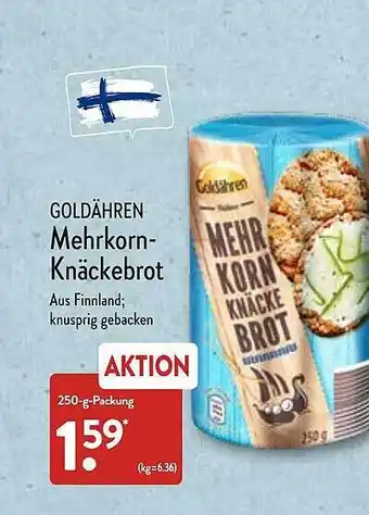 Aldi Nord Goldähren Mehrkorn-knäckebrot Angebot