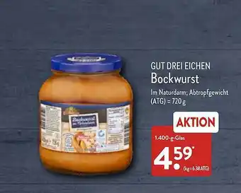 Aldi Nord Gut Drei Eichen Bockwurst Angebot