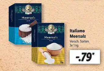 Lidl Italiamo Meersalz Angebot