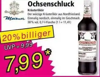 Norma Meisner Ochsenschluck Angebot