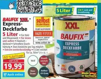 Norma Baufix XXL-express-deckfarbe 5 Liter Angebot