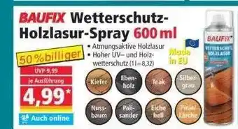 Norma Baufix Wetterschutz-holzlasur-spray Angebot