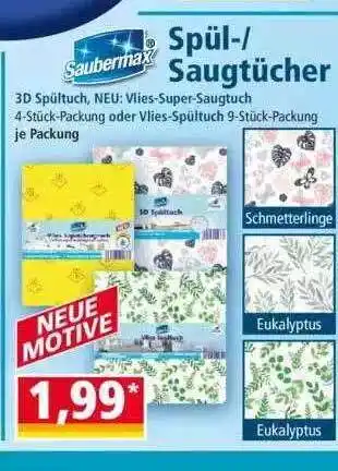 Norma Saubermax Spül- Oder Saugtücher Angebot