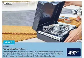 Aldi Süd Enders Campingkocher Nelson Angebot