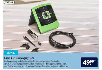 Aldi Süd Solar-bewässerungssystem Angebot