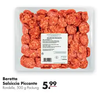 Handelshof Beretta Salsiccia Piccante 500g Angebot