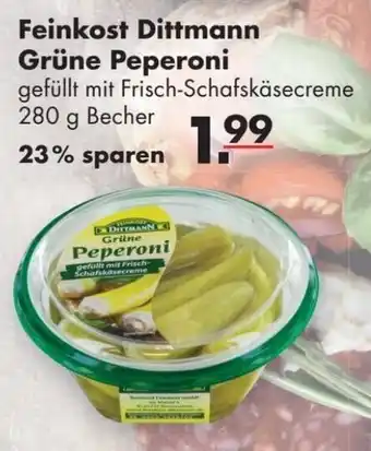 Handelshof Feinkost Dittmann Grune Peperoni 280g Angebot