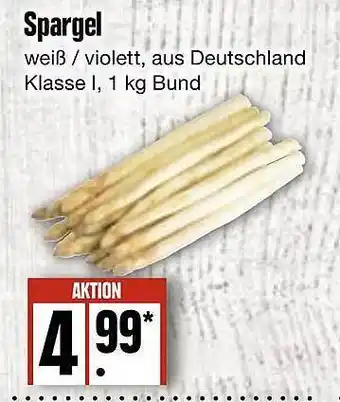 Edeka Frischemarkt Spargel Weiß - Violett Aus Deutschland Klasse Angebot