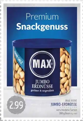 Edeka Struve Max Kiene Jumbo Erdnüsse Angebot