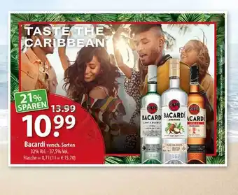 Getränkeland Bacardi Versch. Sorten Angebot