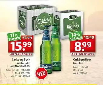 Getränkeland Carlsberg Beer Lager Beer Oder Lager Alkoholfrei Carlsberg Beer Lager Beer Angebot