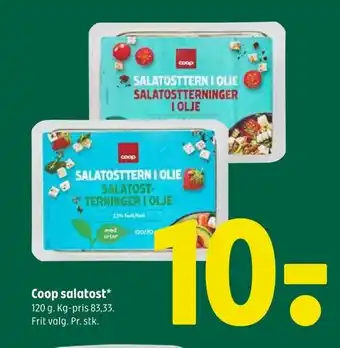 Coop 365 Coop Salatost tilbud