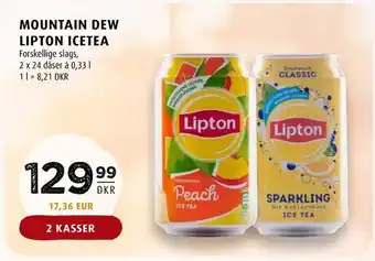 Scandinavian Park Mountain dew lipton icetea tilbud