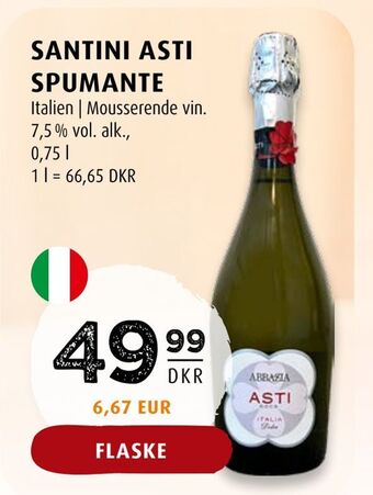Scandinavian Park Santini asti spumante tilbud
