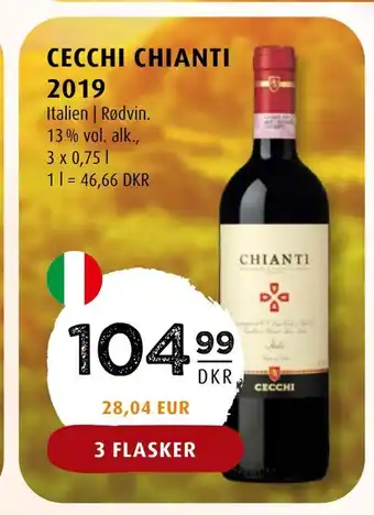 Scandinavian Park Cecchi chianti 2019 tilbud