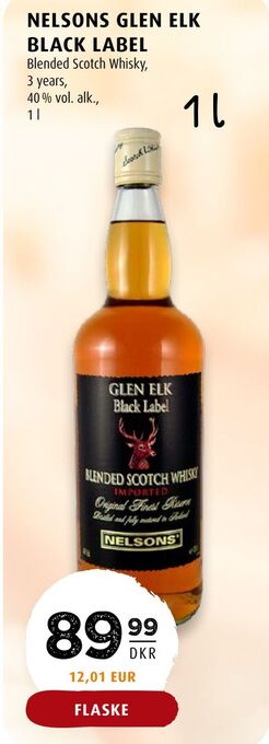 Scandinavian Park Nelsons glen elk black label tilbud