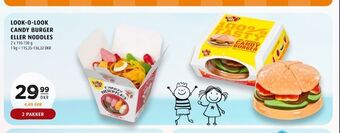 Look-o-look candy burger eller noddles