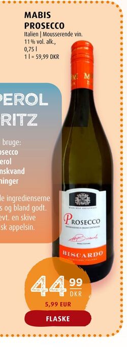 Scandinavian Park Mabis prosecco tilbud