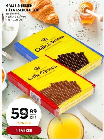 Galle & jessen pålægschokolade