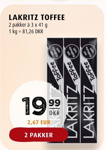 Lakritz toffee
