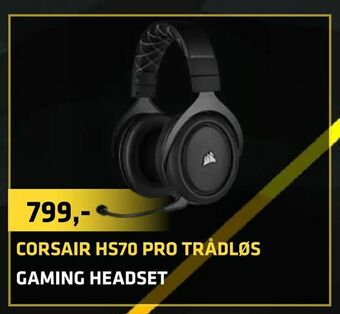 LabTech Data Corsair Hs70 pro trådløs tilbud