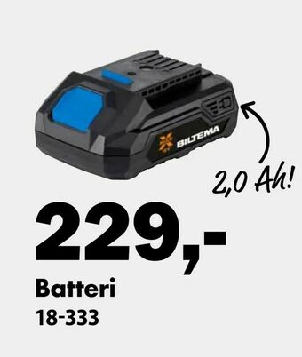Biltema Batteri tilbud