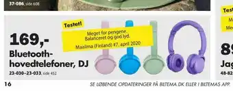 Biltema Dj Bluetooth hovedtelefoner tilbud