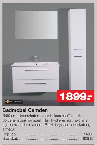Bauhaus Badmøbel Camden tilbud