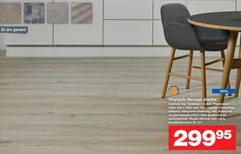 Bauhaus Vinylgulv Novego planke tilbud