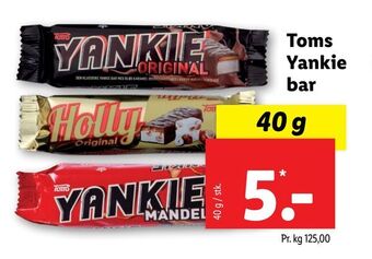 Lidl Toms Yankie bar tilbud
