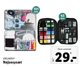 Lidl Rejsesysæt tilbud