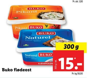 Lidl Buko flødeost tilbud