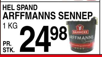 ABC Lavpris Arffmanns sennep tilbud