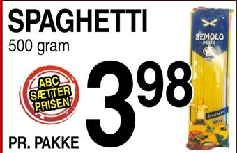 ABC Lavpris Spaghetti tilbud