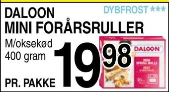 ABC Lavpris Mini forårsruller tilbud