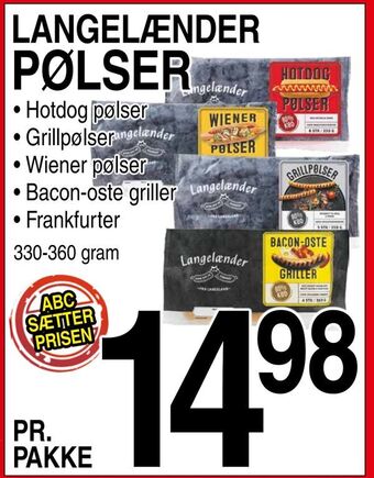 ABC Lavpris Pølser tilbud