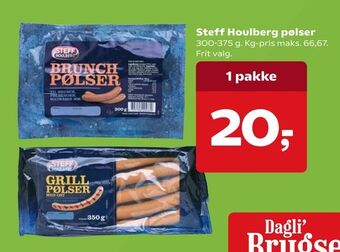Dagli'Brugsen Steff Houlberg pølser tilbud