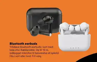 Kvickly Bluetooth earbuds tilbud