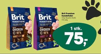 Kvickly Brit Premium hundefoder tilbud