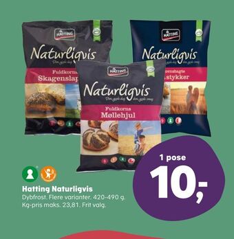 Kvickly Hatting Naturligvis tilbud